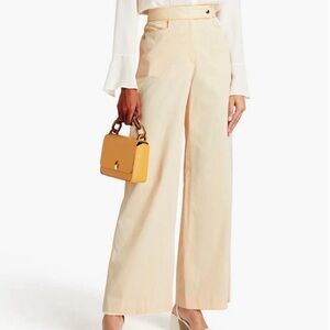 Tory Burch Butter Yellow Wide-Leg Pants